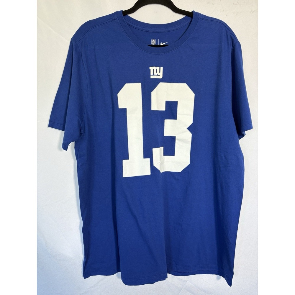 Nike NFL Team Apparel T Shirt Size 2XL NY Giants #13 Odell Beckham Jr